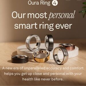 OURA Ring Gen 4 Brand New In Box Sealed Black. Pick your size